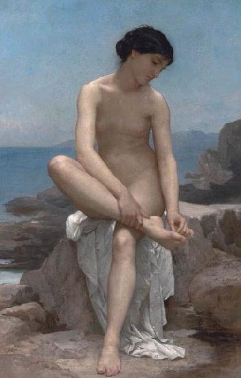 William-Adolphe Bouguereau The Bather France oil painting art